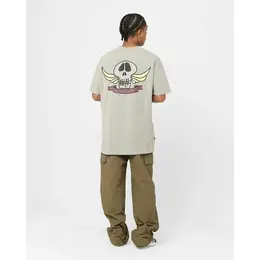 Stussy: Бежевая футболка 