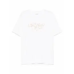 Carhartt WIP: Белая футболка  Script