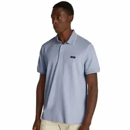 CALVIN KLEIN: Голубое поло 
