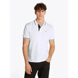 Tommy Jeans: Белое поло 