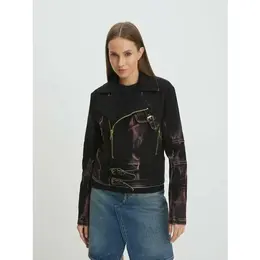 Versace Jeans Couture: Чёрная куртка 