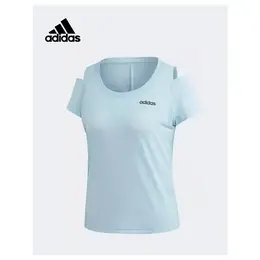 adidas: Голубая футболка 