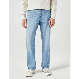 Wrangler: Голубые джинсы 