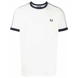 FRED PERRY: Серебристая футболка 