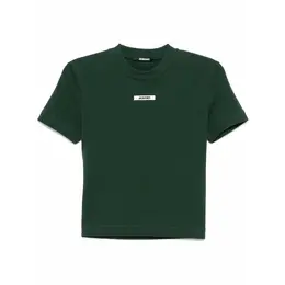 Jacquemus: Зелёная футболка 
