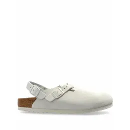 Birkenstock: Белые сабо 