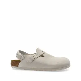 Birkenstock: Белые сабо 