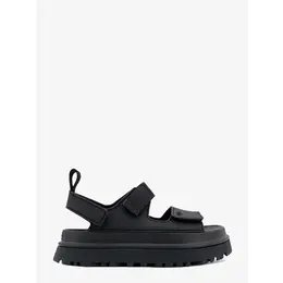 UGG: Чёрные сандалии 