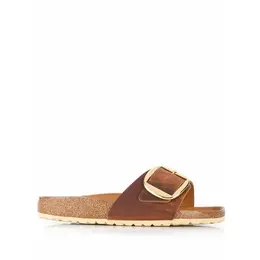 Birkenstock: Коричневые шлёпанцы 