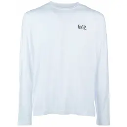 EA7 EMPORIO ARMANI: Белый свитшот 