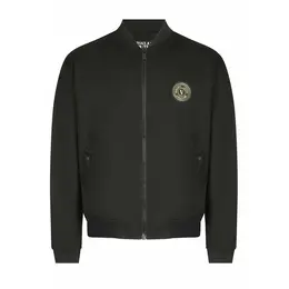 Versace Jeans Couture: Чёрная куртка 