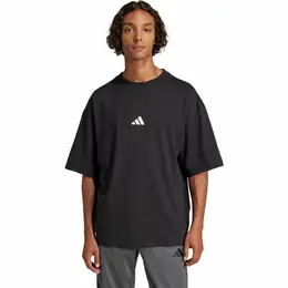 adidas: Чёрная футболка 
