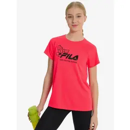 Fila: Розовая футболка 