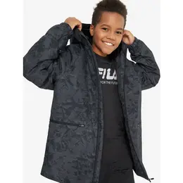 Fila: Чёрная куртка 