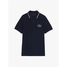 TOMMY HILFIGER: Тёмное поло 