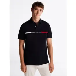 TOMMY HILFIGER: Тёмное поло 