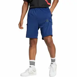 adidas: Синие шорты  Tiro