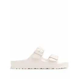 Birkenstock: Белые шлёпанцы 