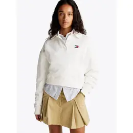 Tommy Jeans: Белый свитер 