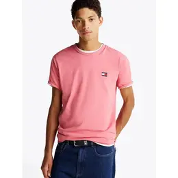 Tommy Jeans: Розовая футболка 