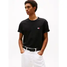 Tommy Jeans: Чёрная футболка 
