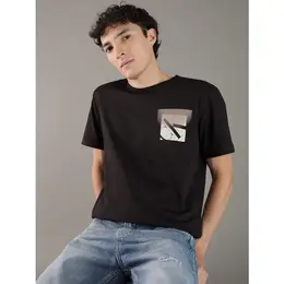 Calvin Klein Jeans: Чёрная футболка 