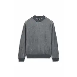 EMPORIO ARMANI: Серый свитер 
