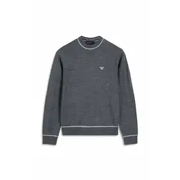 EMPORIO ARMANI: Серый свитер 