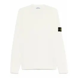 Stone Island: Бежевый свитер  Compass