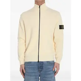 Stone Island: Белая толстовка 