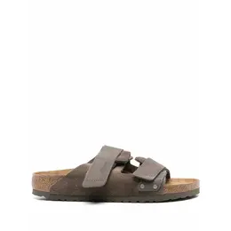 Birkenstock: Серые шлёпанцы 