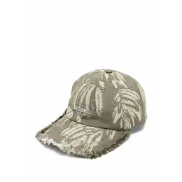 Jacquemus: Зелёная кепка  La Casquette