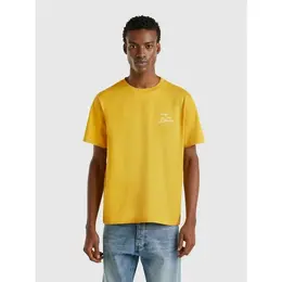 UNITED COLORS OF BENETTON: Жёлтая футболка 