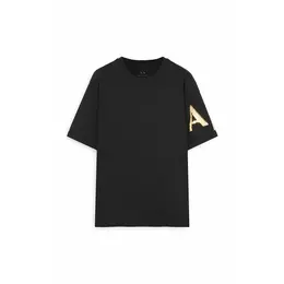 Armani Exchange: Чёрная футболка 