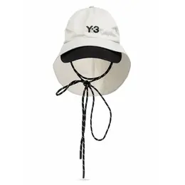 Y-3: Белая кепка 