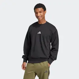 adidas: Чёрный свитшот 