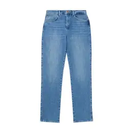 Wrangler: Голубые джинсы 