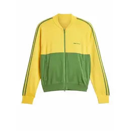adidas: Зелёный кардиган 