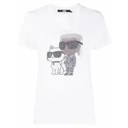 Karl Lagerfeld: Серебристая футболка  Ikonik