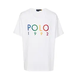 Polo Ralph Lauren: Серебристая футболка 