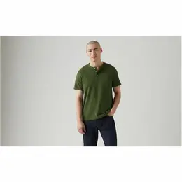 Levi's: Зелёная футболка 