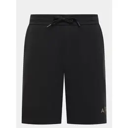Armani Exchange: Чёрные шорты 