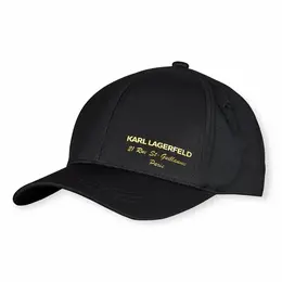 Karl Lagerfeld: Чёрная кепка  Rue St Guillaume