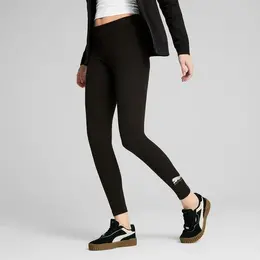PUMA: Чёрные легинсы  Essentials
