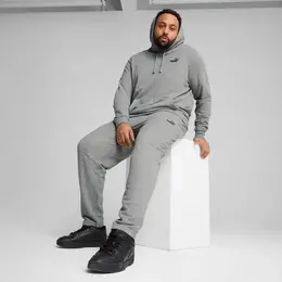 PUMA: Серая толстовка  Ess