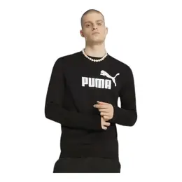 PUMA: Чёрный свитшот  Ess