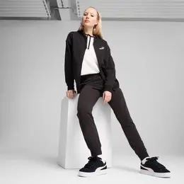 PUMA: Чёрная толстовка  Ess