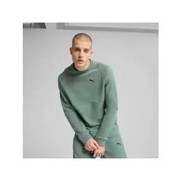 PUMA: Зелёный свитшот 