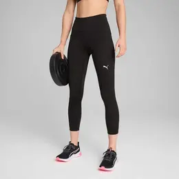 PUMA: Чёрные легинсы  Essentials