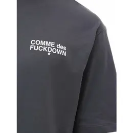 COMME des FUCKDOWN: Серая футболка 